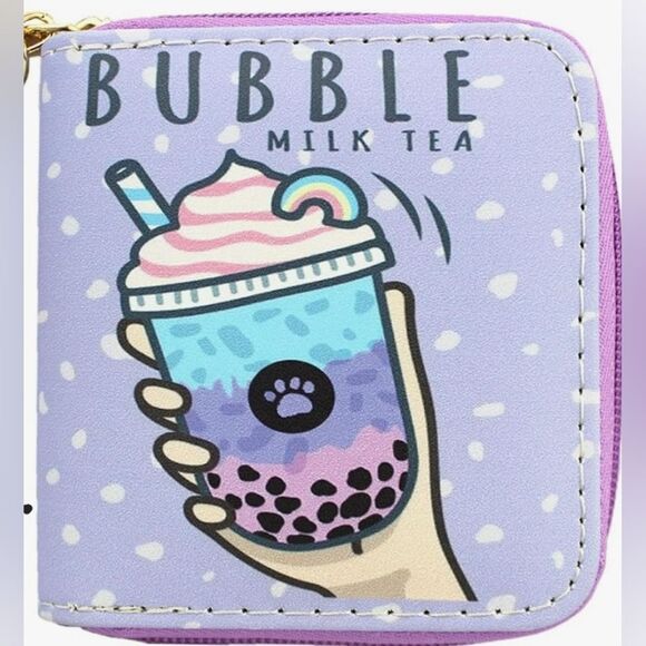 Unbrand purple zipper small wallet 💜 - Picture 7 of 7